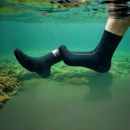 Unter Wasser Kälte gegen Neopren Socken